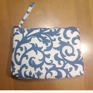 Blue White Cosmetic bag
